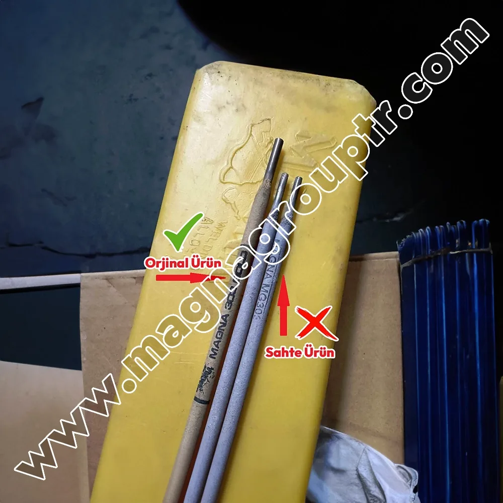 Orijinal Magna 303 Gold ile sahte ürün karşılaştırması