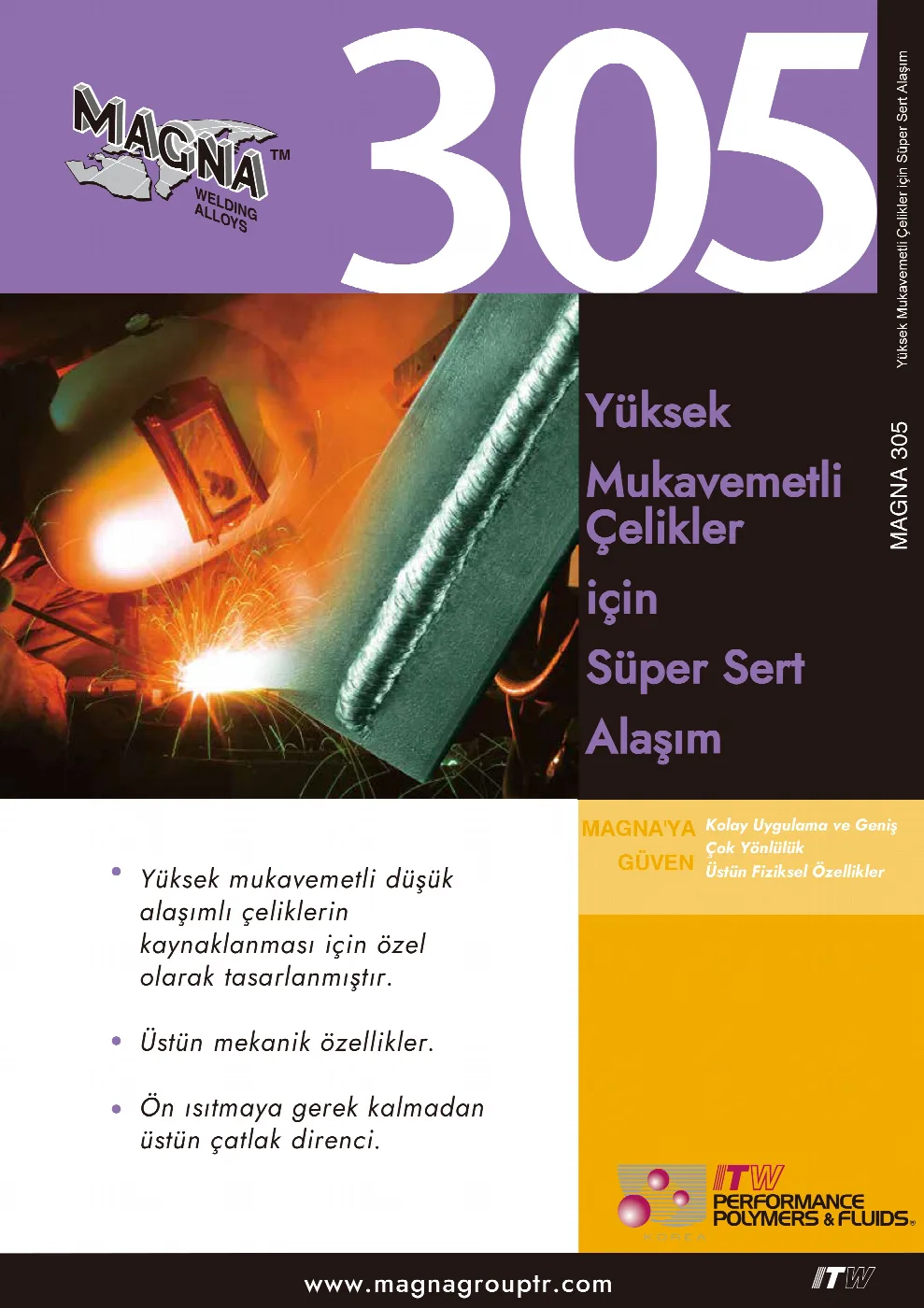 Magna 305 Türkçe teknik föy, sayfa 1